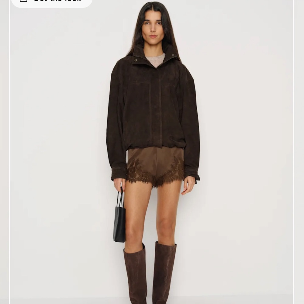 Reformation Veda Kendall Suede Jacket - Picture 2 of 5